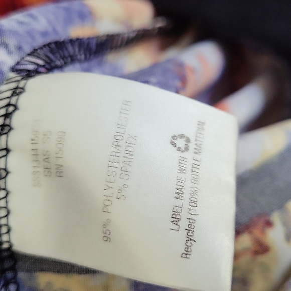 Covington Colorful Shft Dress 3/4 Sleeve Large - Picture 6 of 6